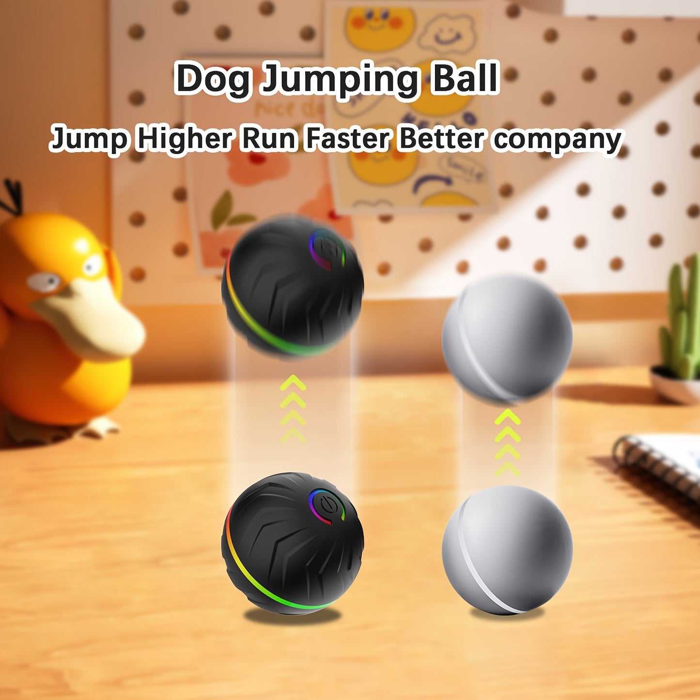 Smart Interactive Bouncing Dog Ball