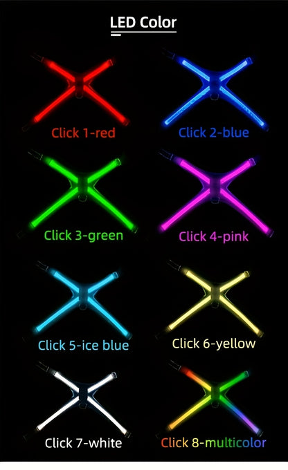 LED Rechargeable Dog Vest