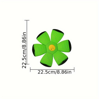 Transforming Elastic Dog Ball Toy