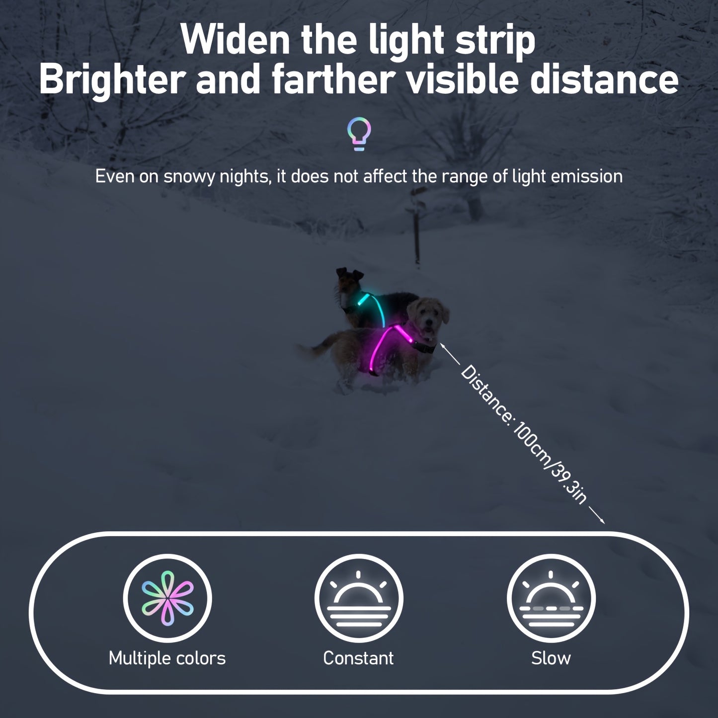 LED Rechargeable Dog Vest