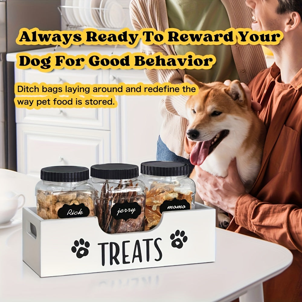 Rustic Paw Treat Organizer