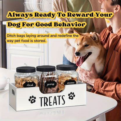 Rustic Paw Treat Organizer