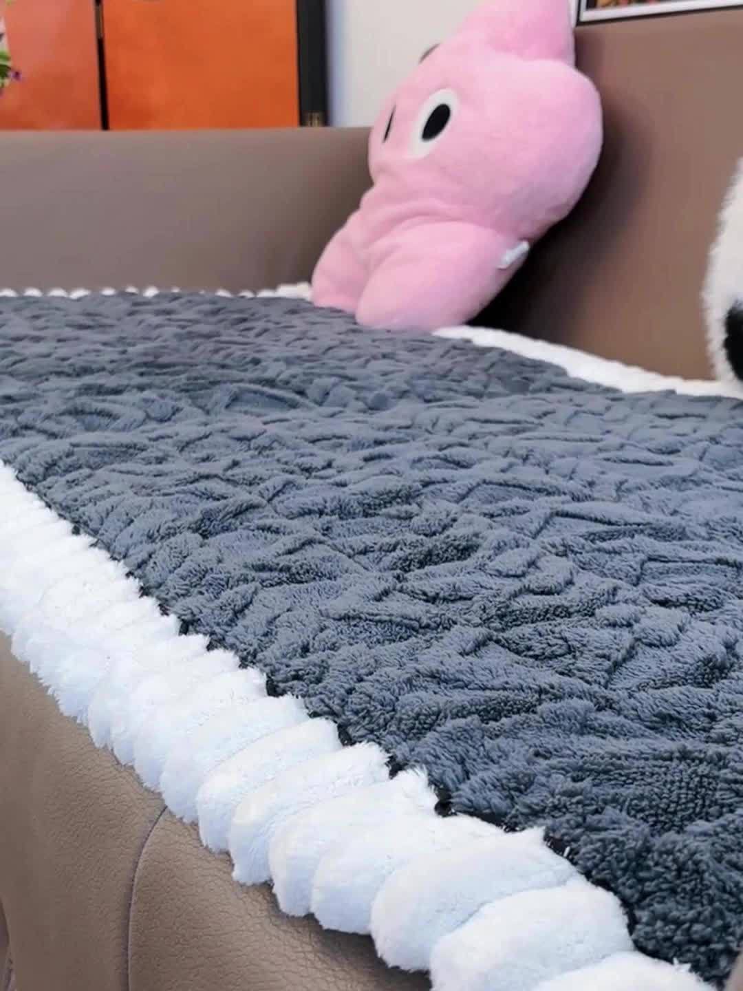 Plush Sofa Protector
