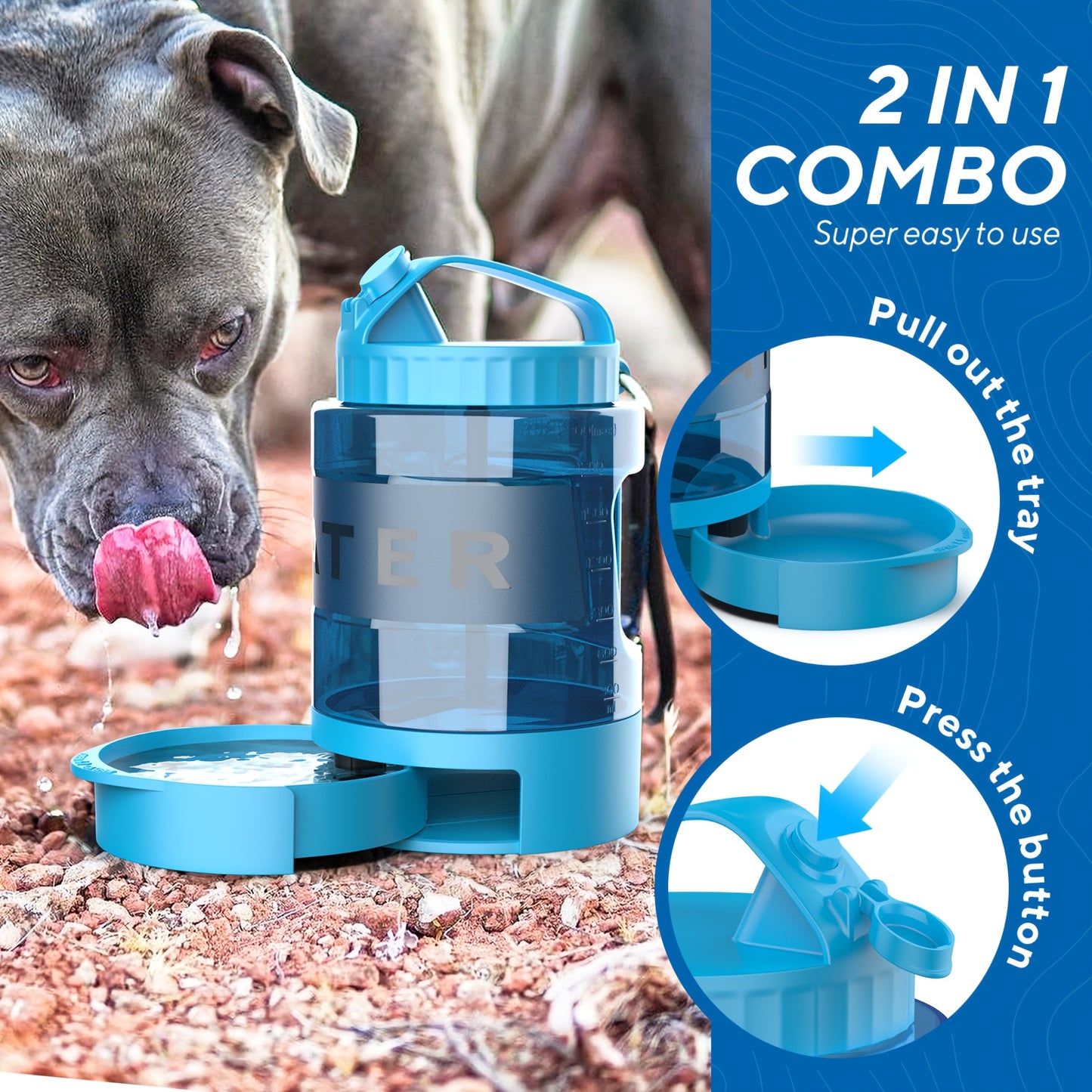 Adventure-Ready Portable Dog Water Bottle