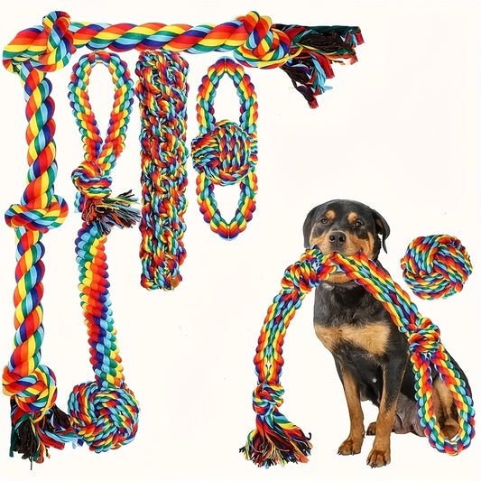 Durable Dog Rope Toy Set