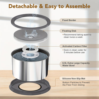 Heavy-Duty Spill-Proof Dog Bowl