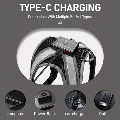 LED Rechargeable Dog Vest