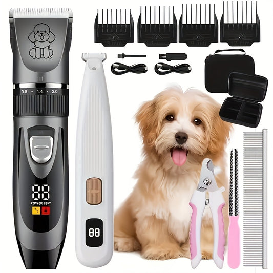 Rechargeable Dog Grooming Kit
