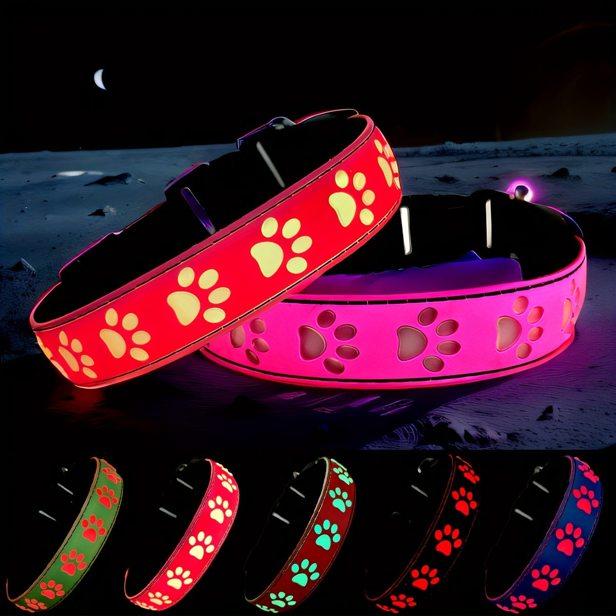 Glow Paw Night Collar