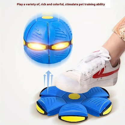 Transforming Elastic Dog Ball Toy