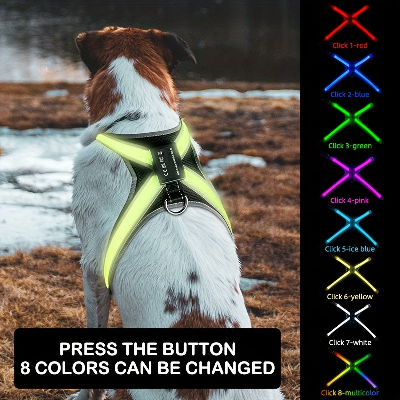 LED Rechargeable Dog Vest