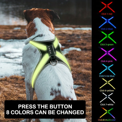 LED Rechargeable Dog Vest