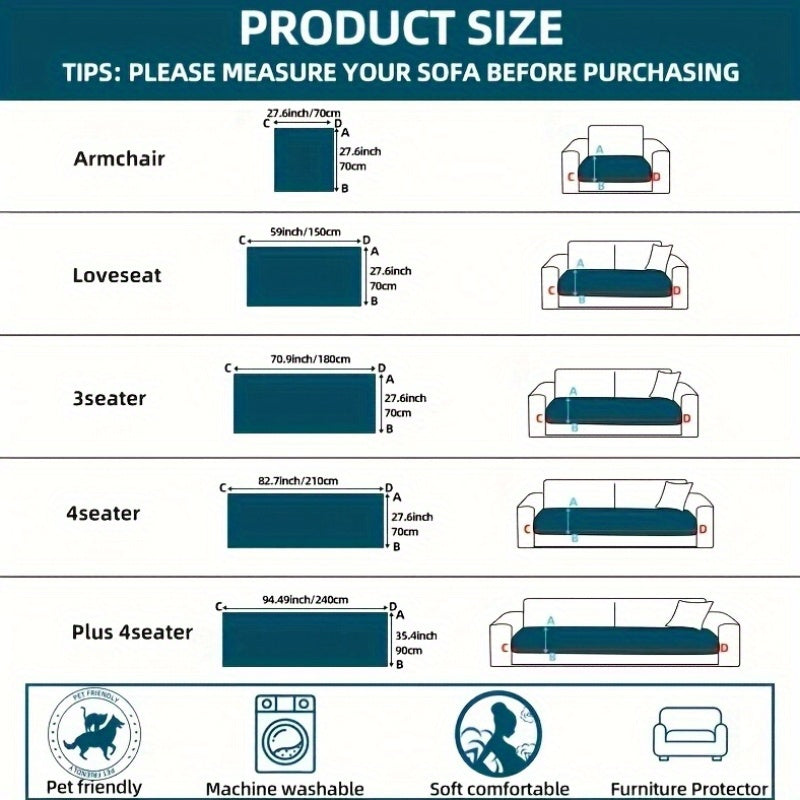 Plush Sofa Protector