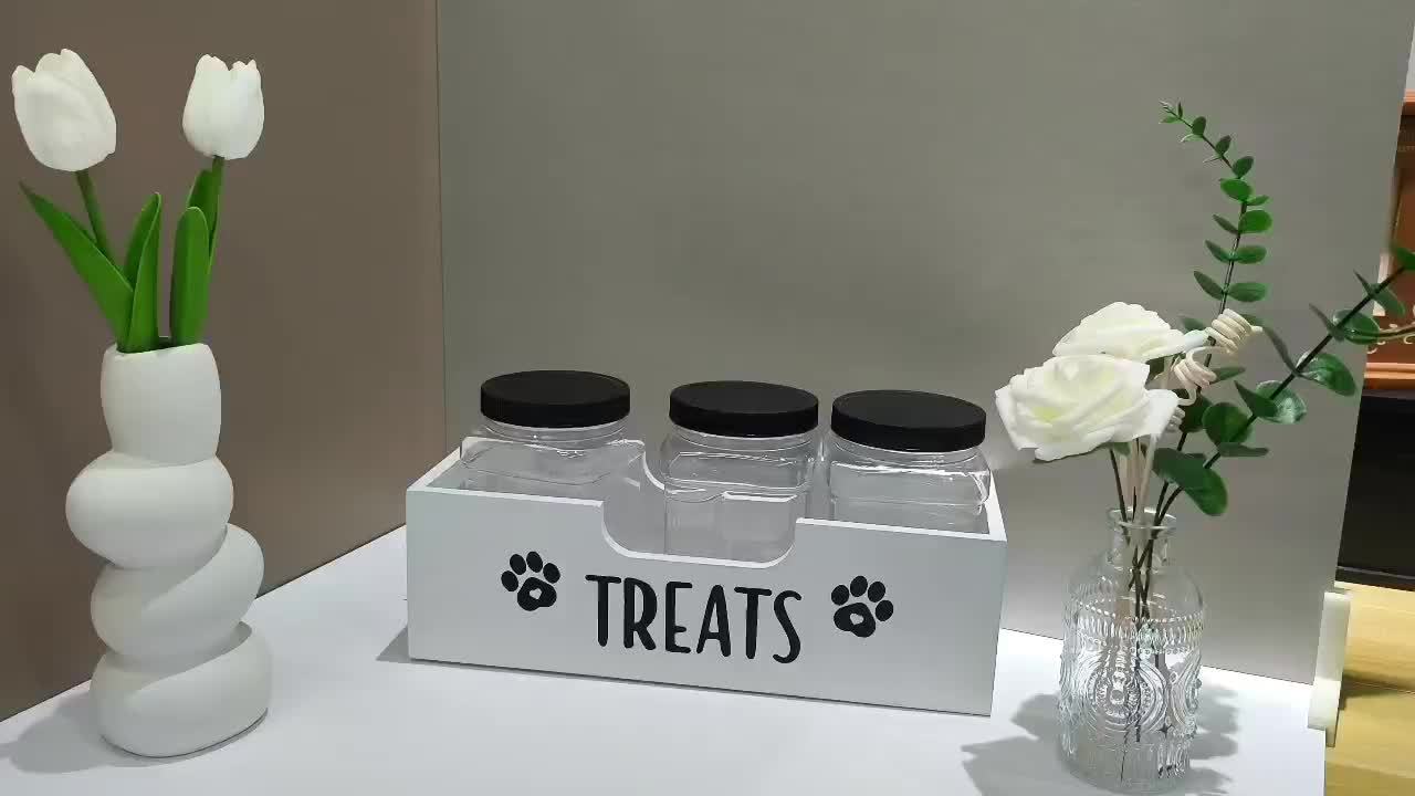 Rustic Paw Treat Organizer