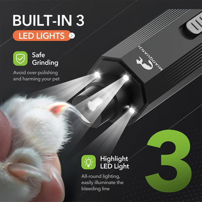 Gentle Electric Pet Nail Trimmer